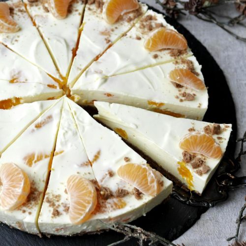Spekulatius-Mandarinen-Torte ohne Backen | Rezept | Weihnachten | Kuchen