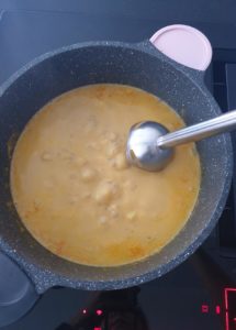 Kohlrabi-Kartoffel-Suppe mit Senf