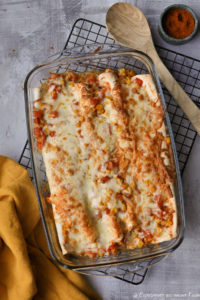 Enchiladas mit Hähnchen