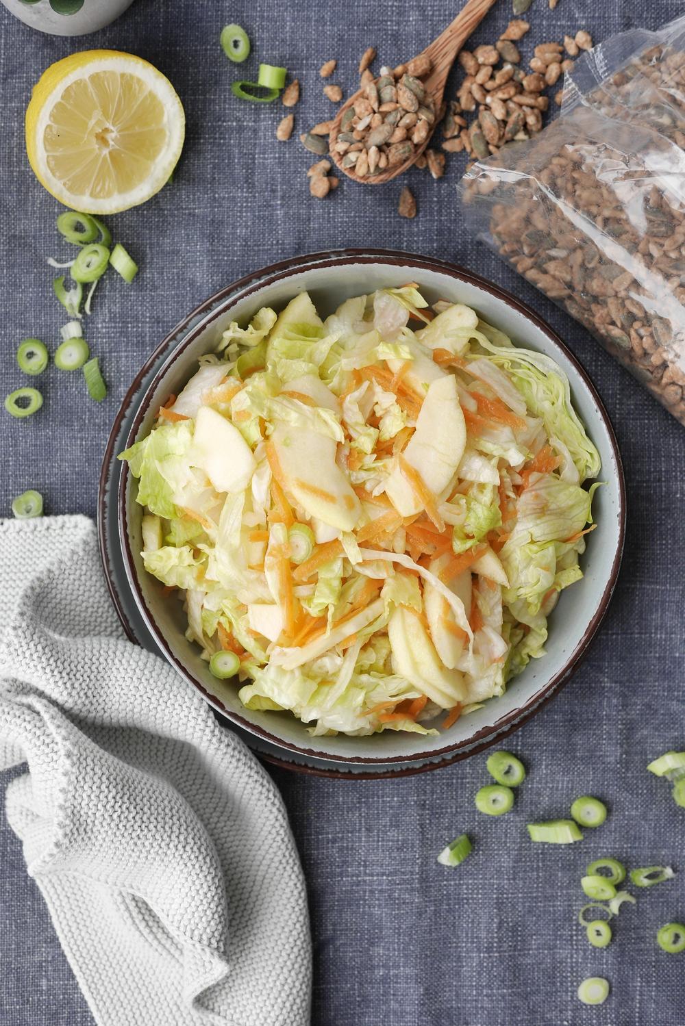 Möhren Apfel Eisbergsalat - Experimente aus meiner Küche