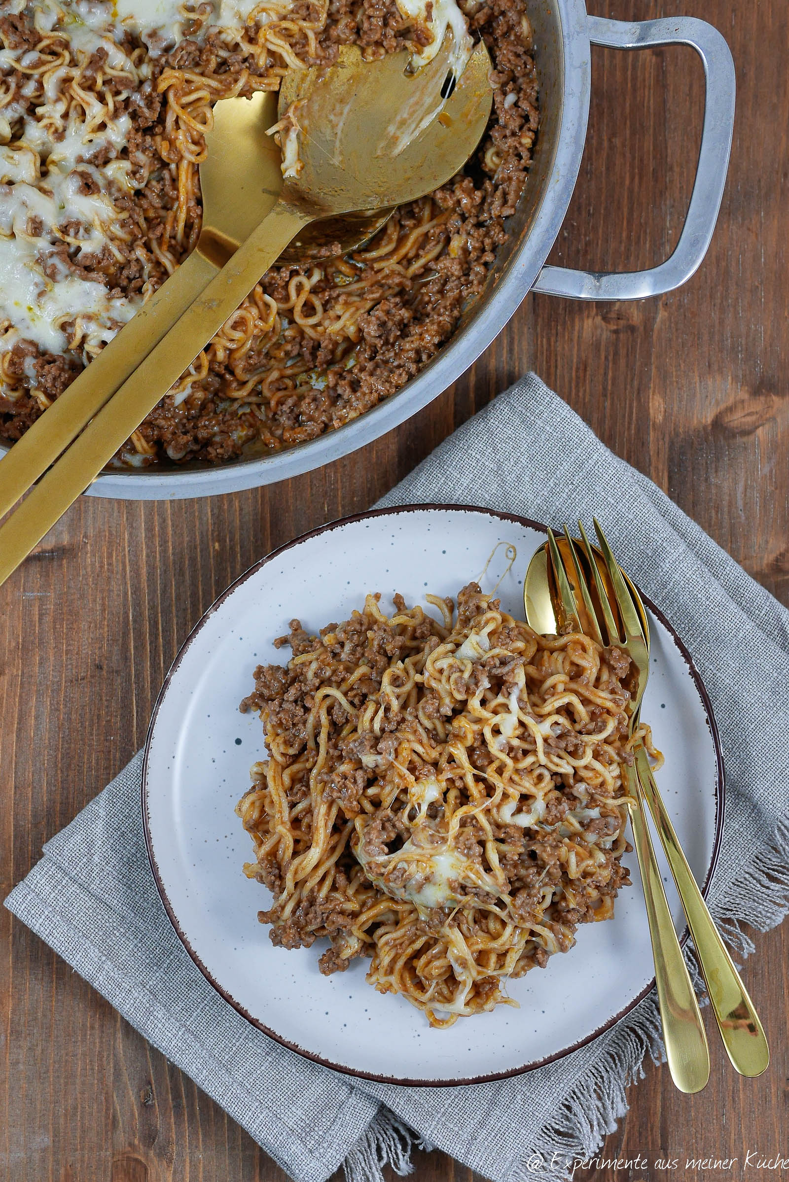 Mie-Nudel Bolognese - Experimente aus meiner Küche