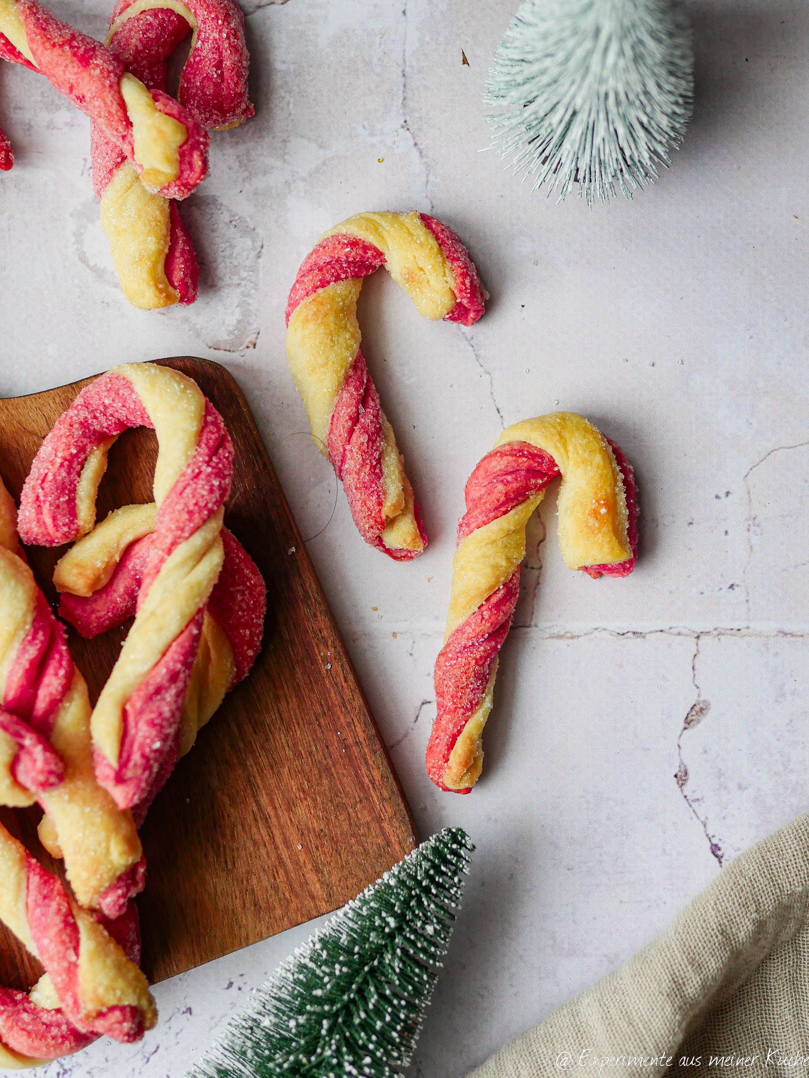 Zuckerstangen Plätzchen - Experimente aus meiner Küche