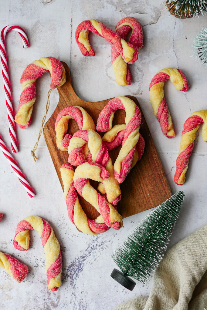 Zuckerstangen Plätzchen
