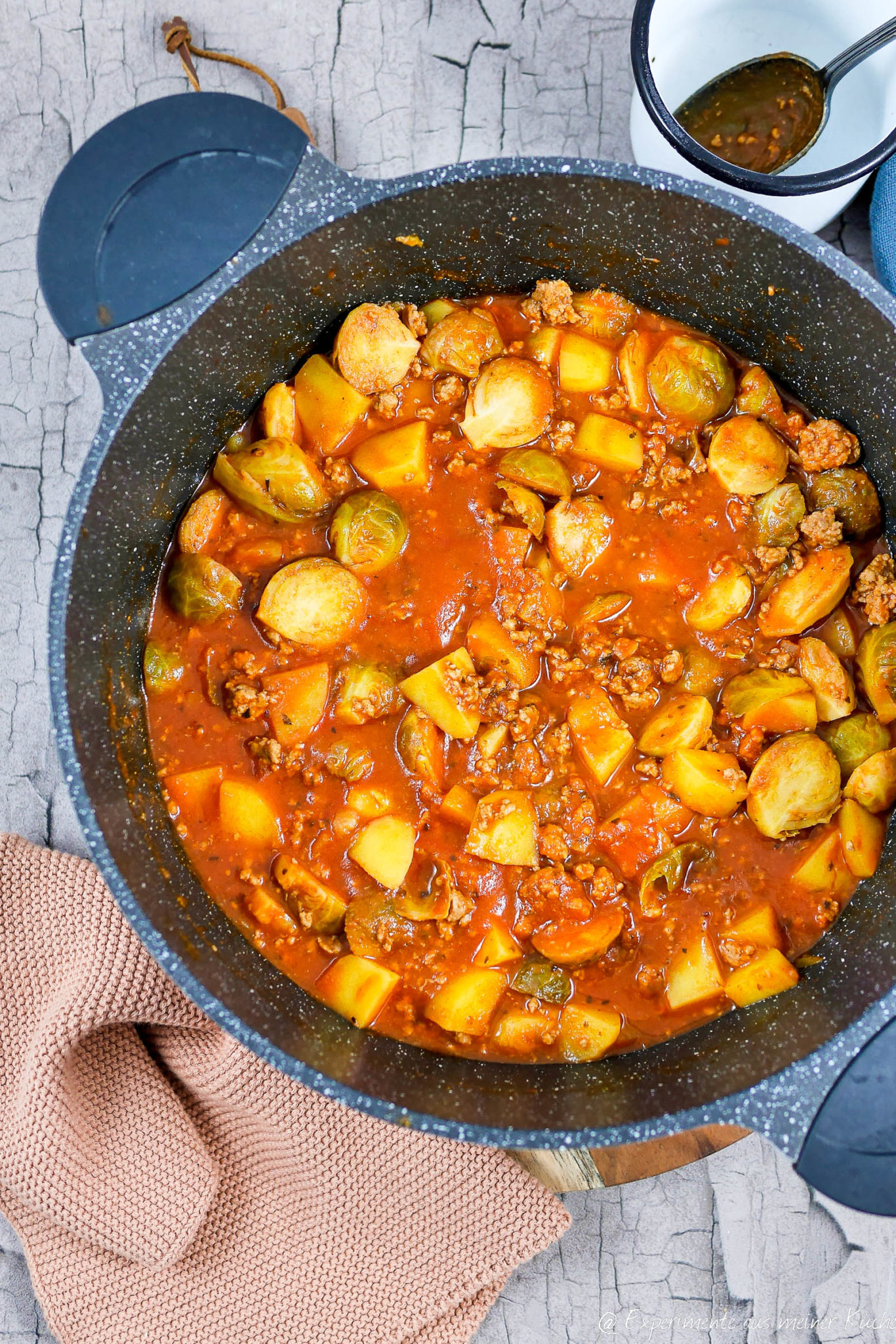 Rosenkohl-Bauerntopf - Experimente aus meiner Küche Rosenkohl-Bauerntopf - Experimente aus meiner Küche