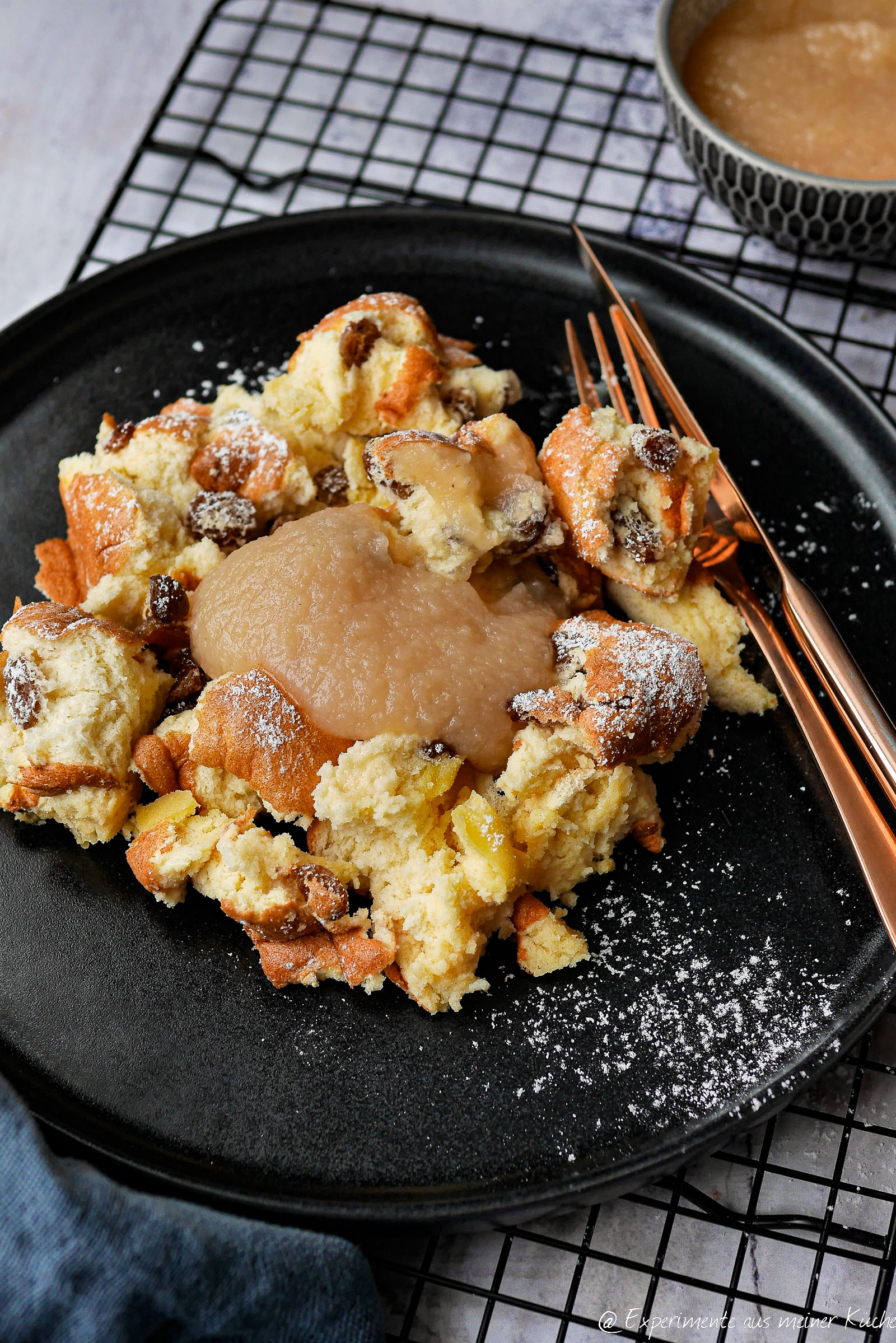 Kaiserschmarrn aus dem Ofen oder der Heißluftfritteuse