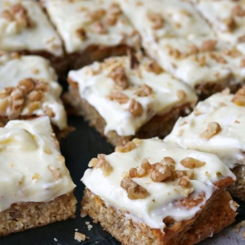 Saftiger Walnusskuchen