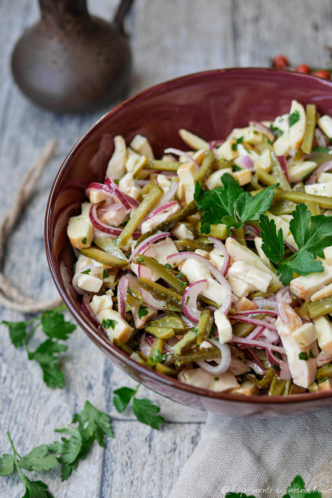 Würziger Käsesalat - Experimente aus meiner Küche