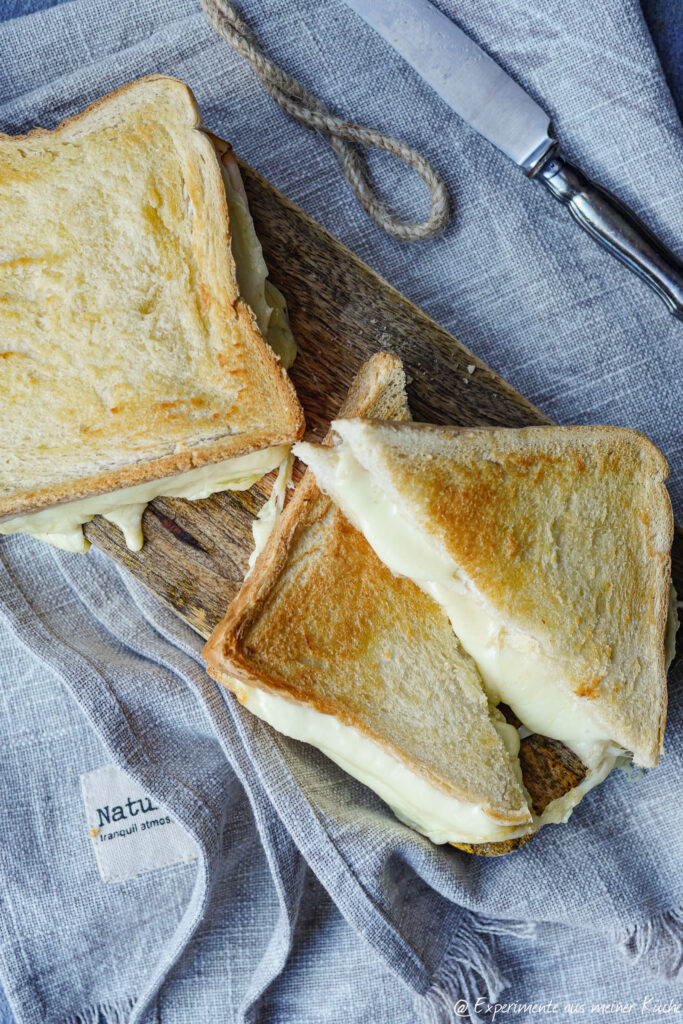 Grilled Cheese Sandwich aus der Heißluftfritteuse | Rezept | Airfryer | Toast