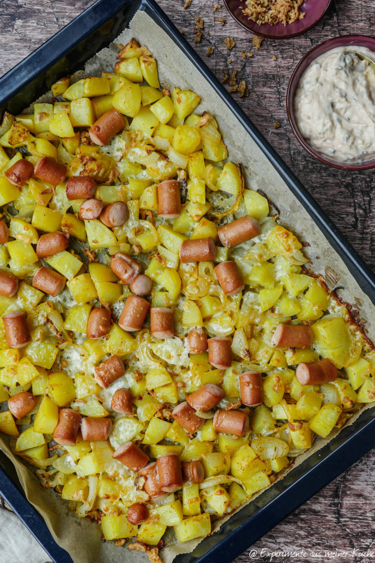Hot Dog Kartoffel-Blech - Experimente aus meiner Küche