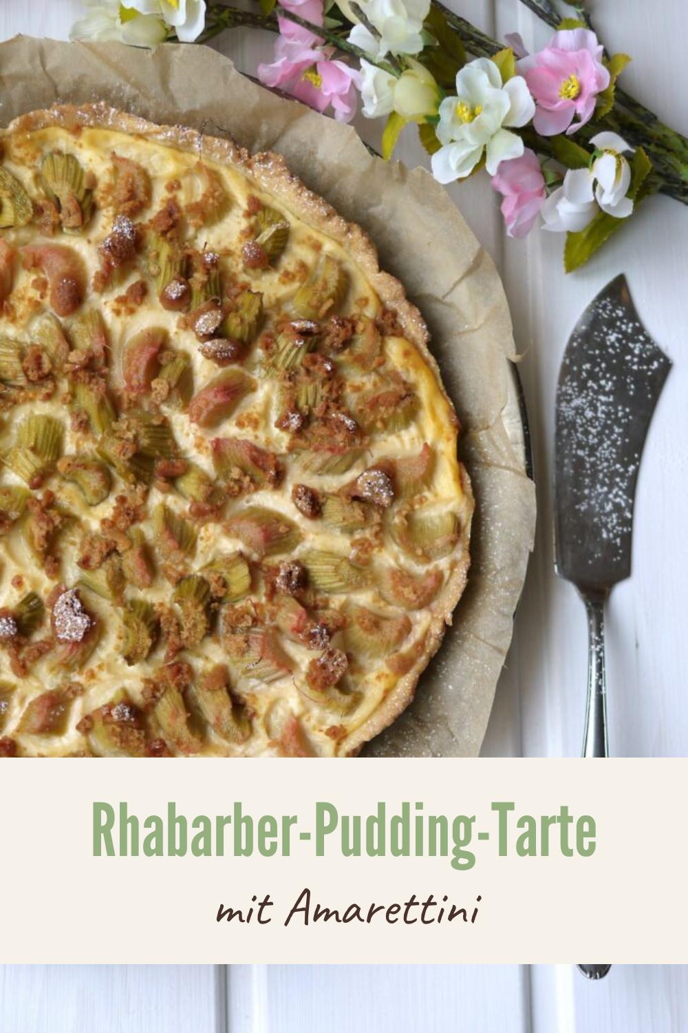 Rhabarber-Pudding-Tarte