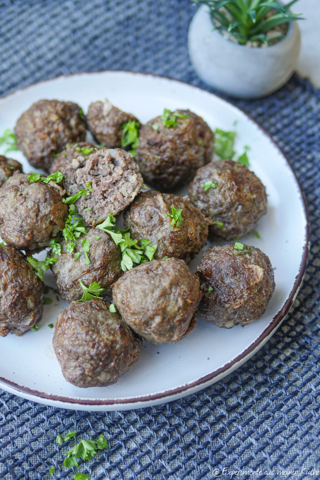 Frikadellen In Der Heiãƒåluftfritteuse Zubereiten