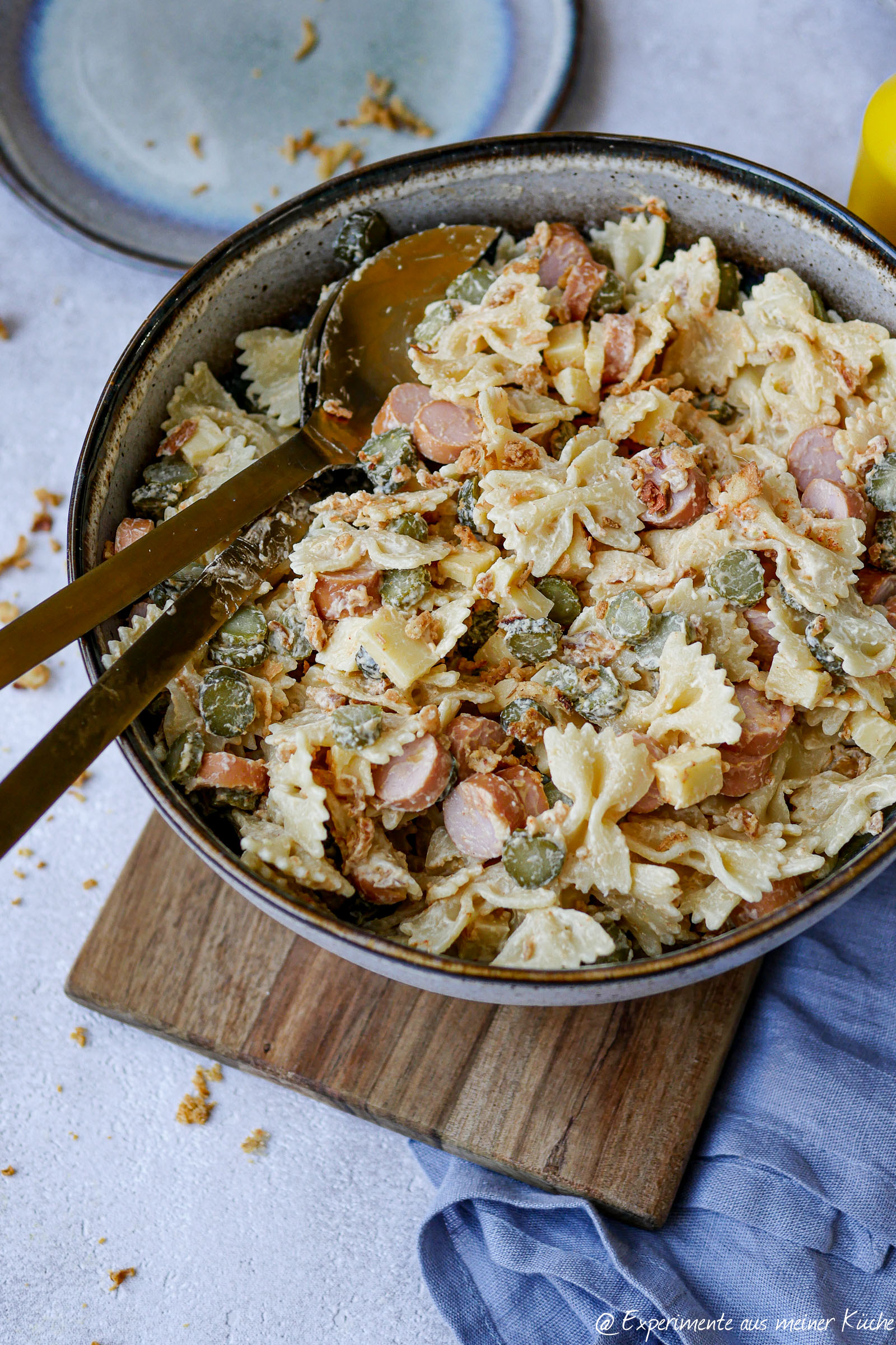 Hot Dog-Nudelsalat - Experimente aus meiner Küche