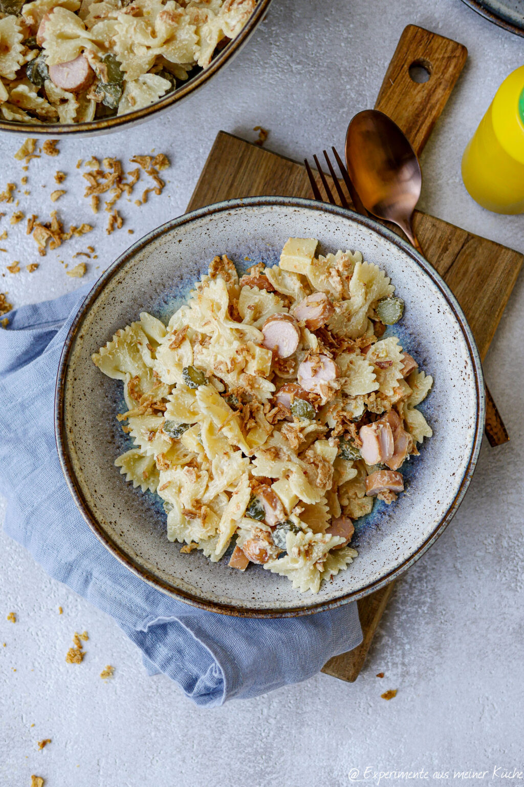 Hot Dog-Nudelsalat - Experimente aus meiner Küche