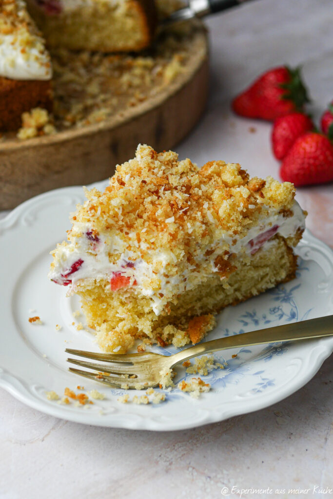 Erdbeer Maulwurfkuchen