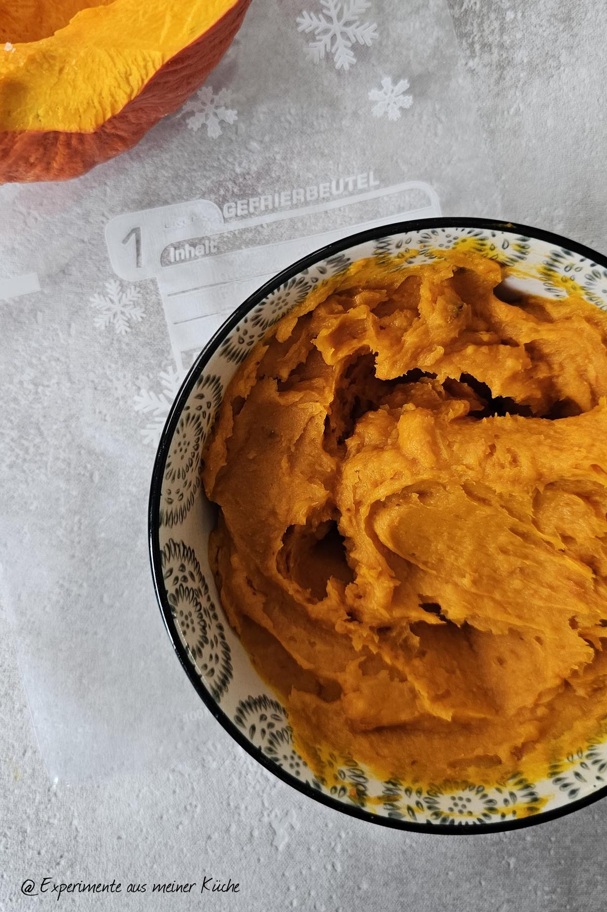 Kürbispüree selber machen - Experimente aus meiner Küche