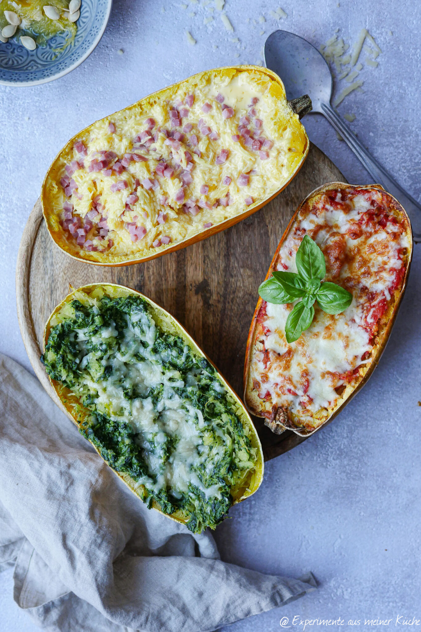 Spaghettikürbis zubereiten - Experimente aus meiner Küche Spaghettikürbis zubereiten - Experimente aus meiner Küche