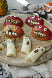Halloween Apfel Gebiss
