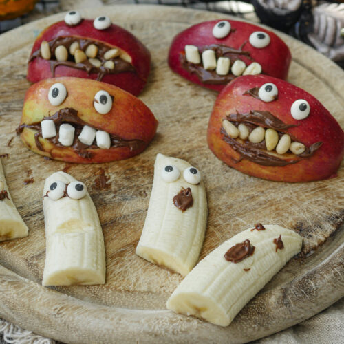 Halloween Apfel Gebiss