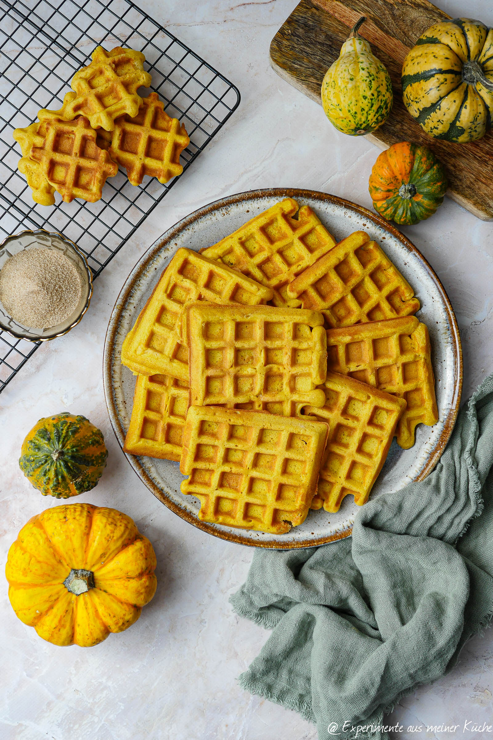 Kürbiswaffeln - Experimente aus meiner Küche