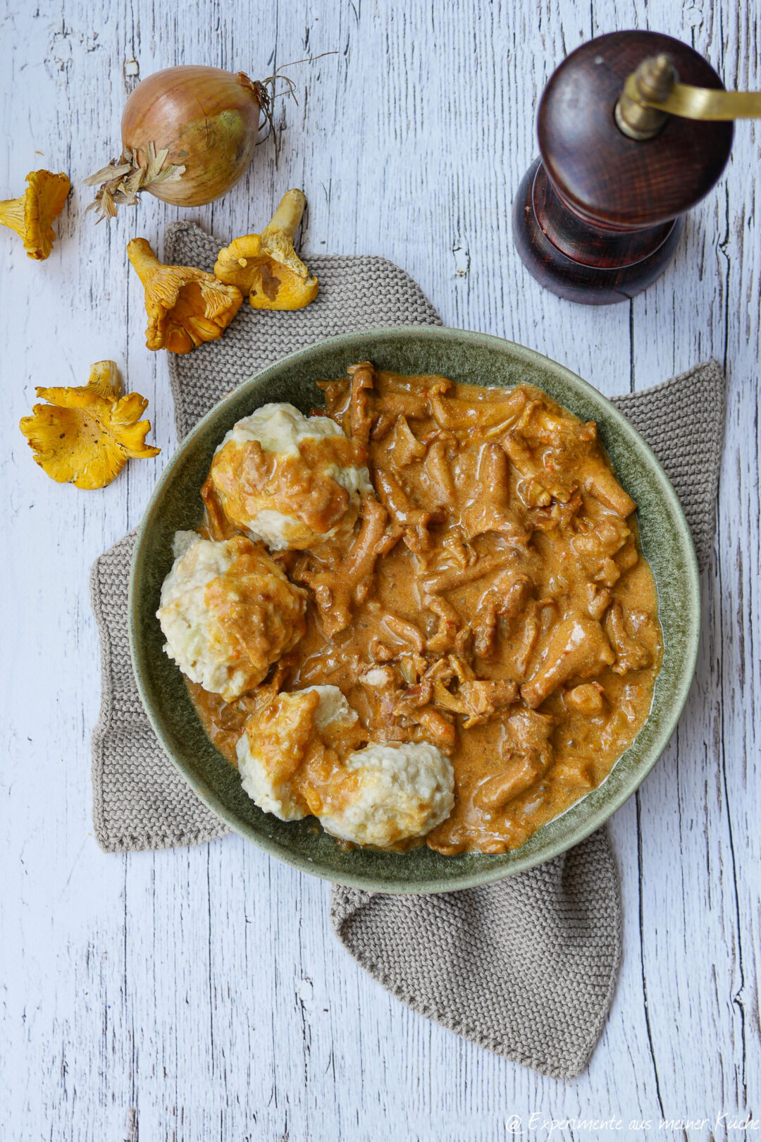 Hähnchen-Pilz-Pfanne aus der Heißluftfritteuse