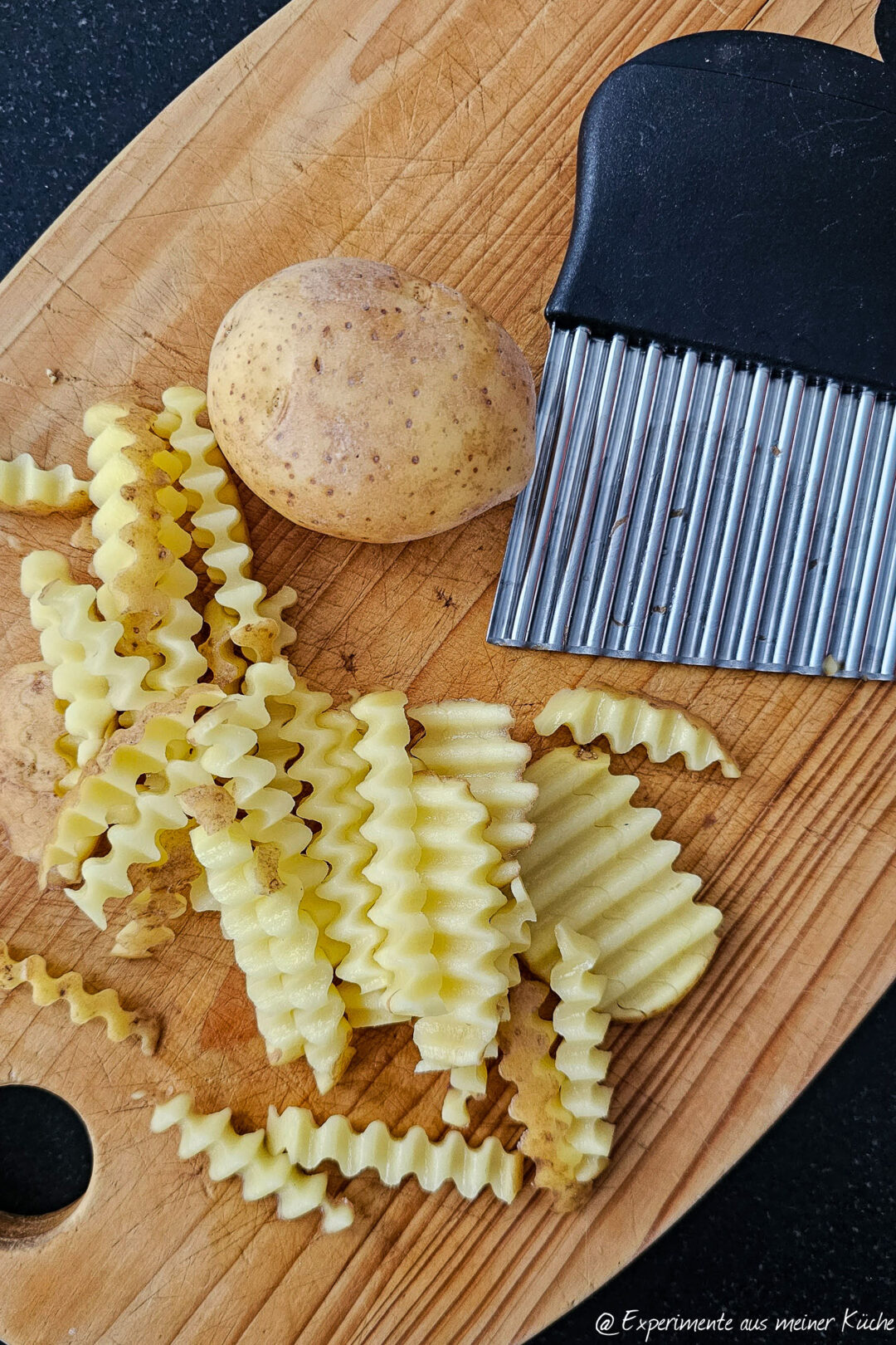 Pommes in der Heißluftfritteuse Experimente aus meiner Küche
