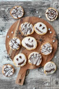 Spinnen-Amerikaner zu Halloween