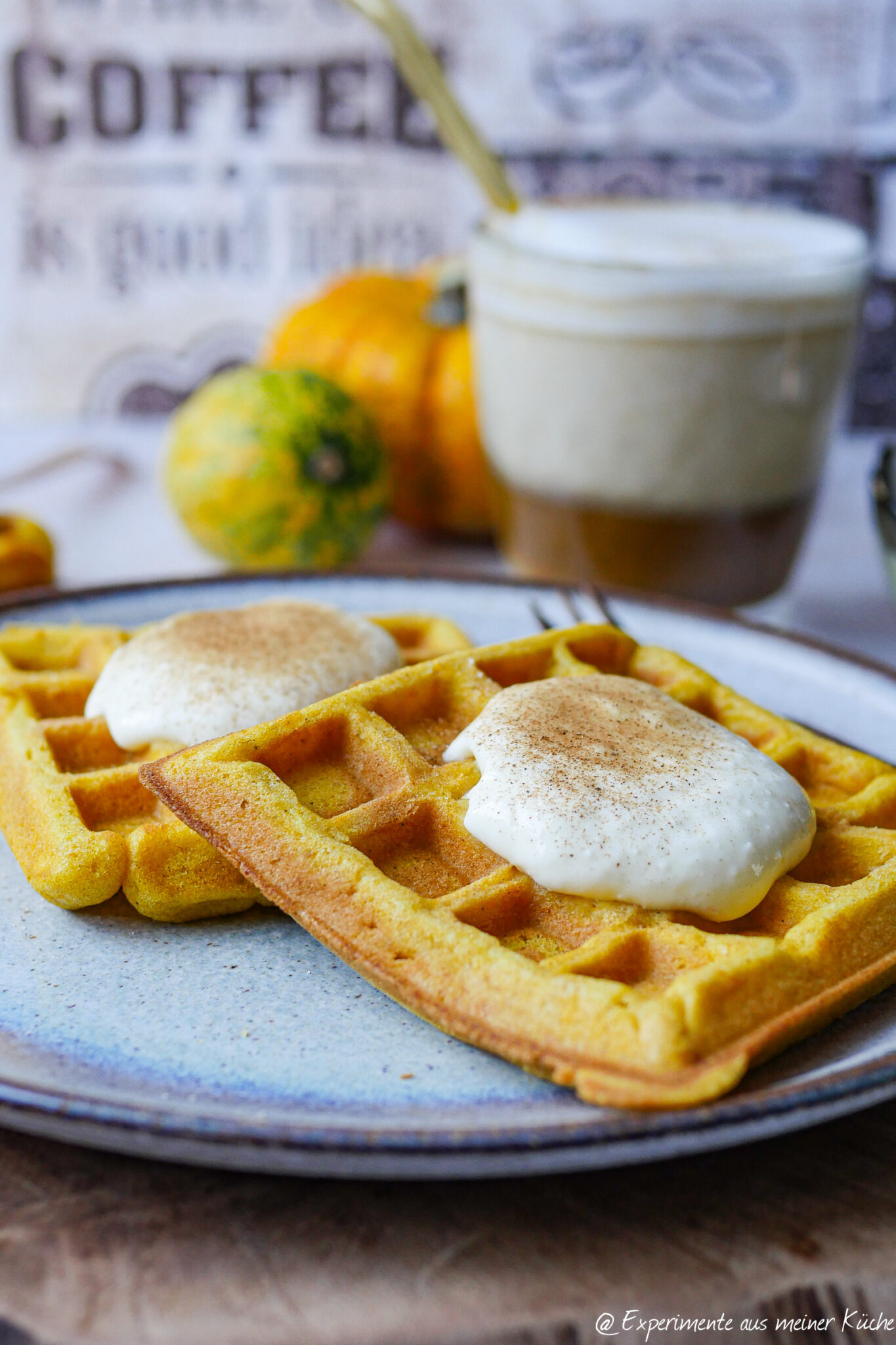 Kürbiswaffeln - Experimente aus meiner Küche