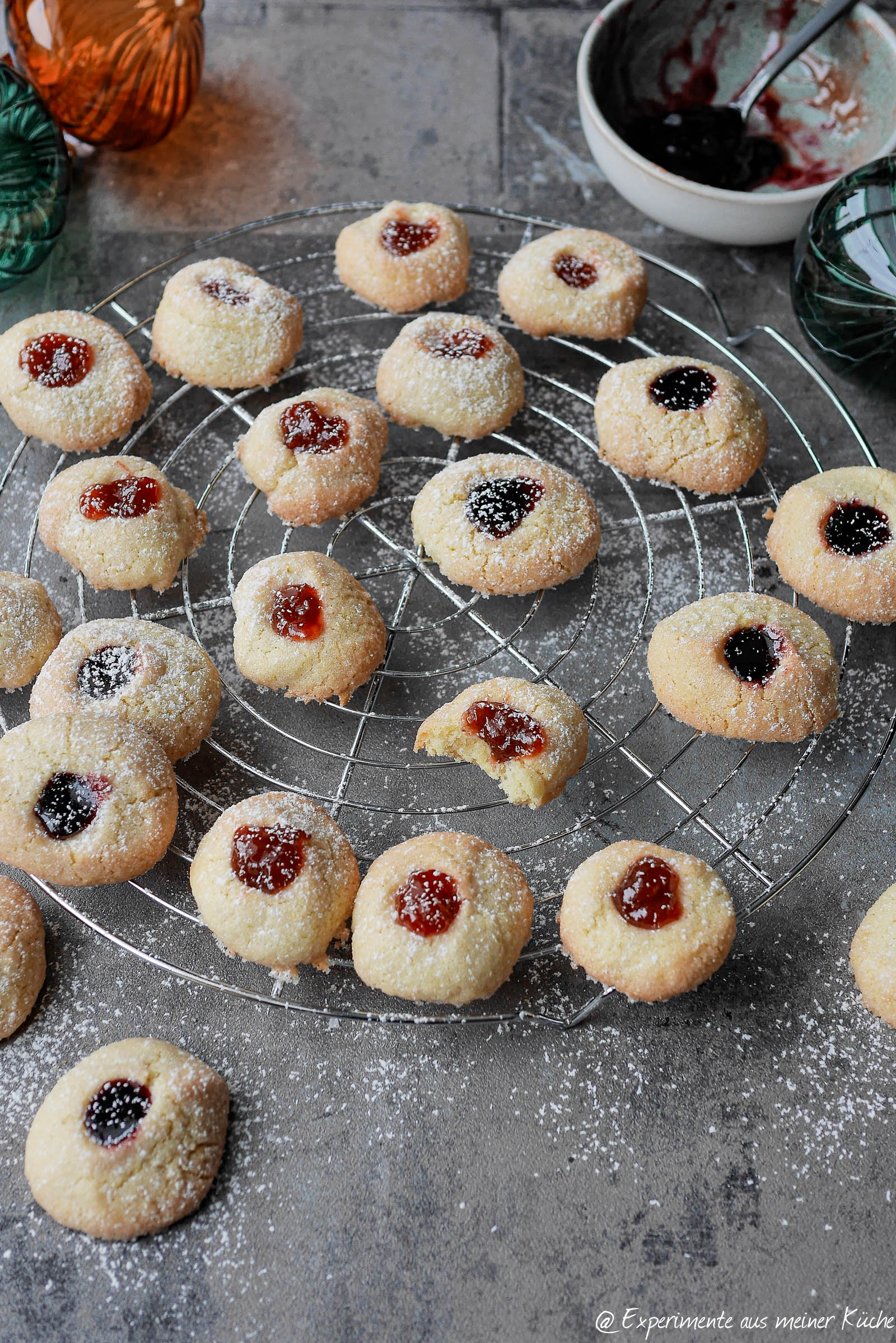 Husarenkrapfen ohne Nüsse