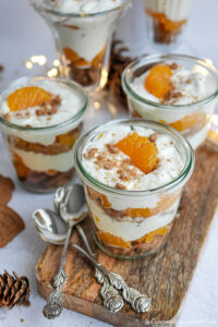 Mandarinen-Spekulatius-Dessert Zu Weihnachten