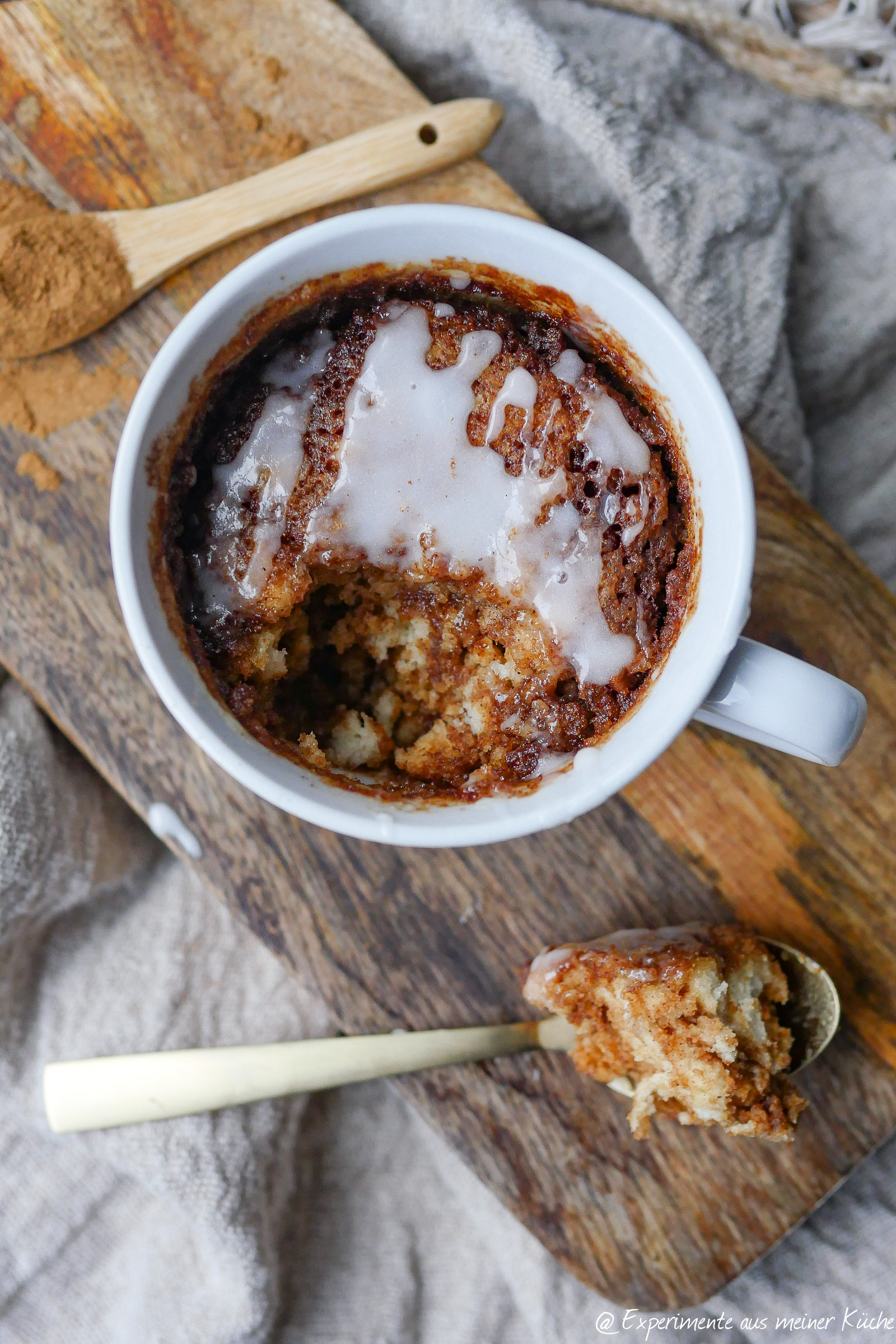 Zimtschnecken Kuchen Rezept aus der Tasse