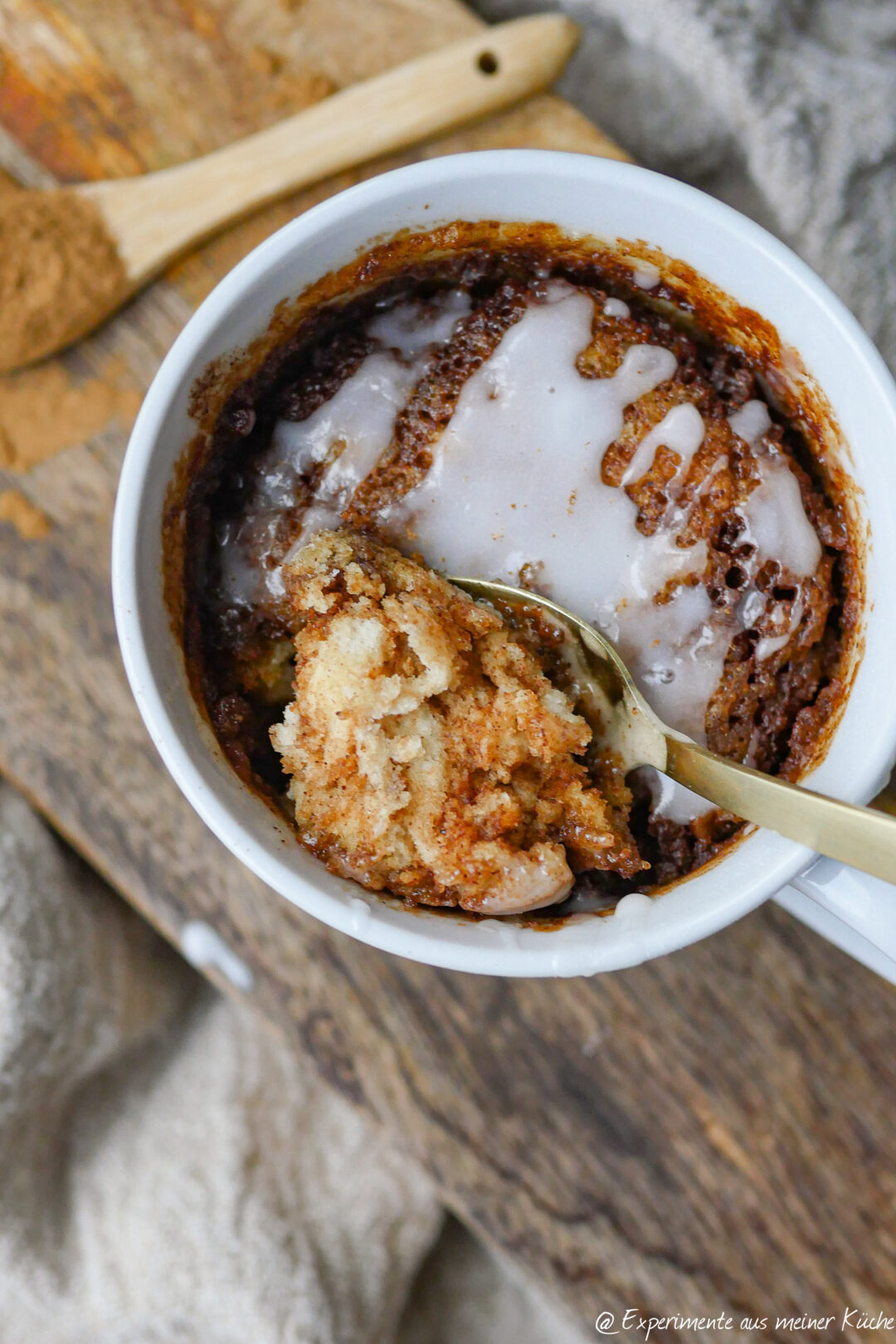 Der beste Zimtschnecken Tassenkuchen Der beste Zimtschnecken Tassenkuchen