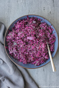Rotkohl Roh Rotkohl Salat - Experimente aus meiner Küche