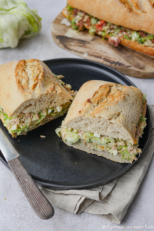 Ciabatta mit Salat Rezept