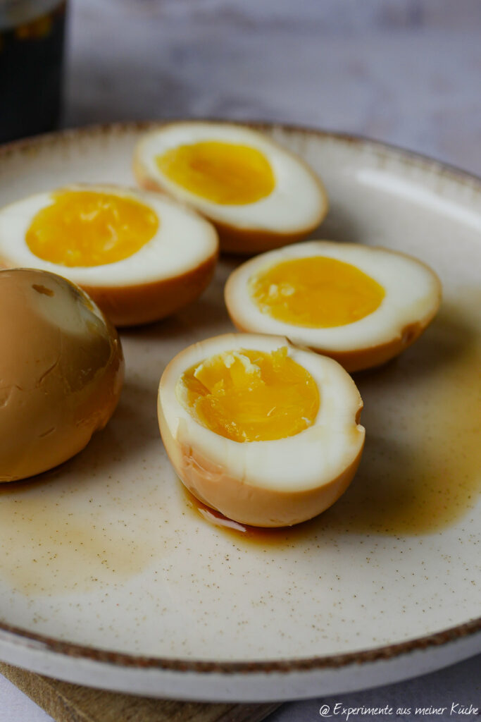 Marinierte Eier für Ramen