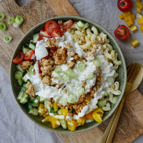 Crispy Chicken Nudelsalat