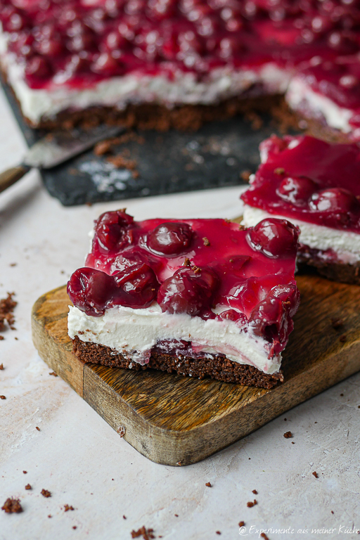 Kirsch-Quark-Kuchen ohne Backen