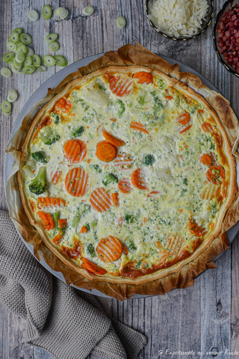 Gemüse Quiche Rezept