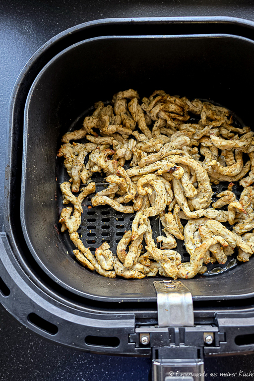 Puten Gyros aus der Heißluftfritteuse