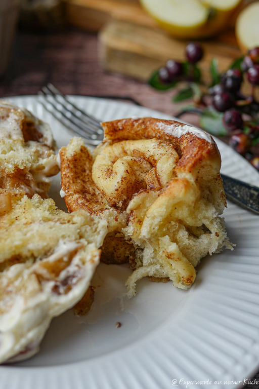 Apfel-Zimtschnecken