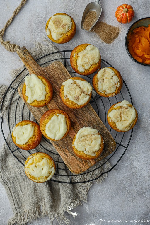 Pumpkin Muffins mit Cream Cheese