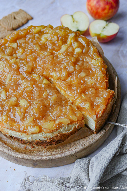 Bratapfel Käsekuchen Rezept