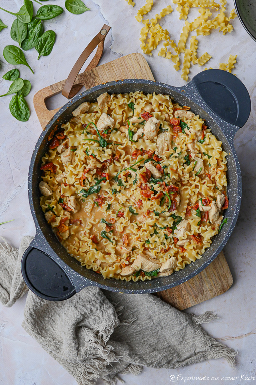 Pasta mit Kürbissauce