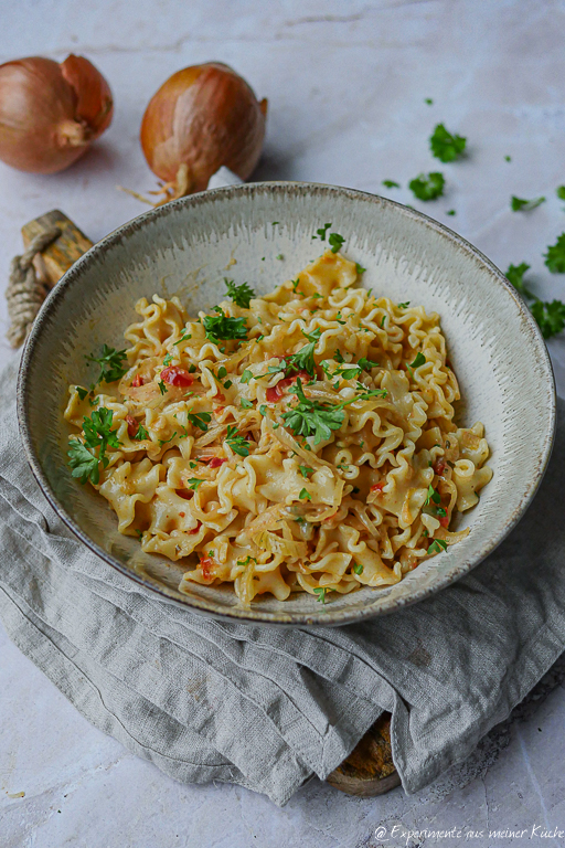 Zwiebelpasta Rezept