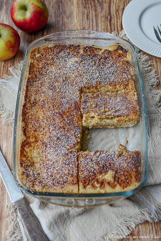 Apfel Kuchen mit Grieß