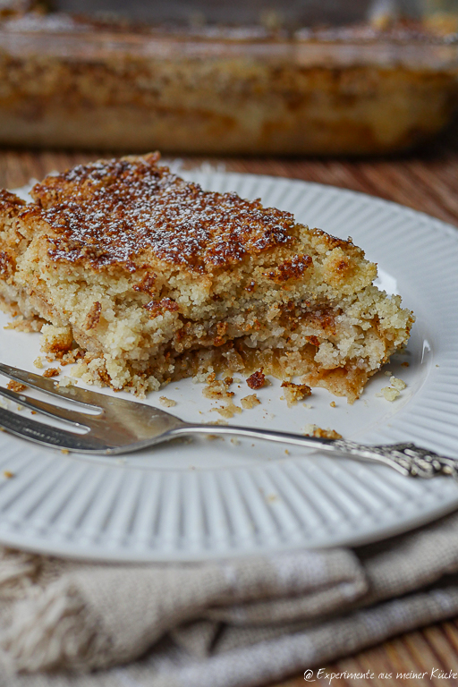 Apfelkuchen mit Grieß