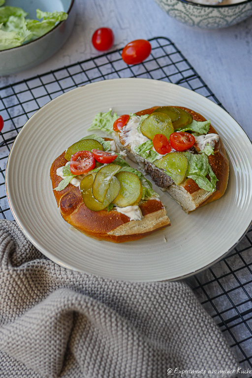 Brezel Burger Rezept