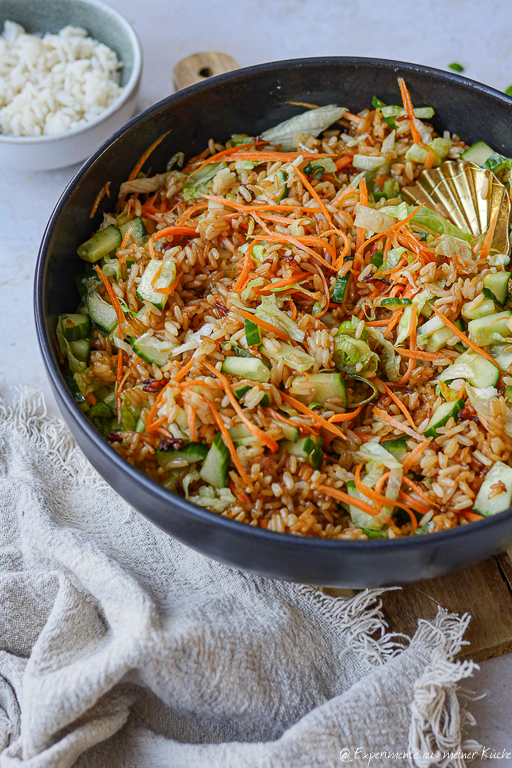 Crispy Reis Salat Rezept