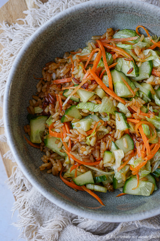 Crispy Rice Salad Rezept