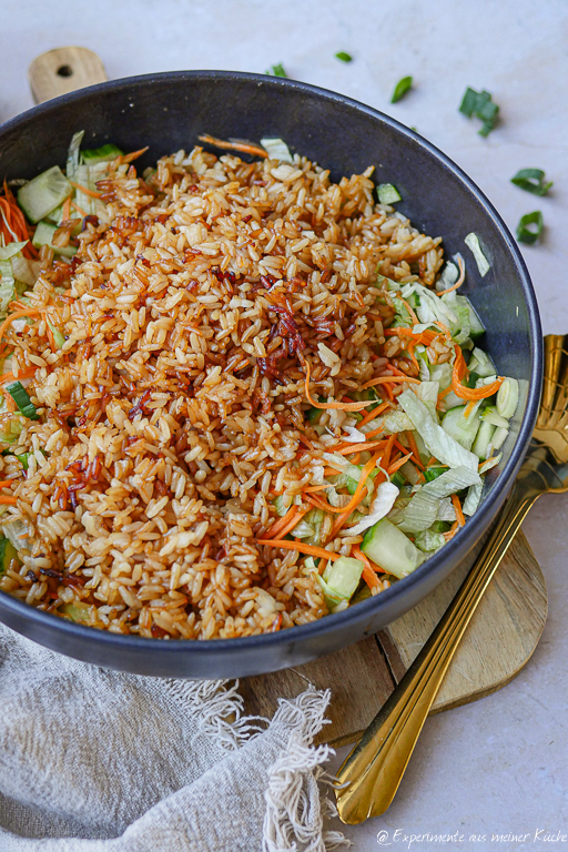 Crispy Rice Salat
