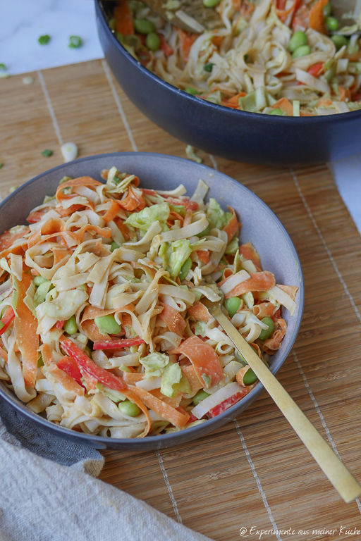 Asiatischer Salat mit Nudeln